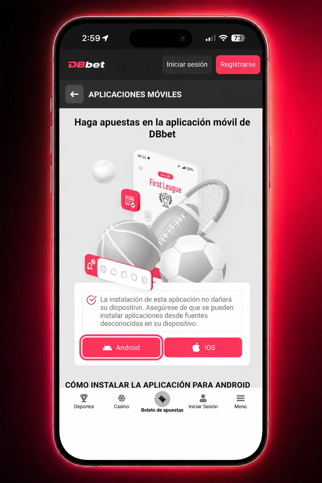 Guía paso a paso para descargar e instalar el APK de DBBet en dispositivos Android en menos de tres minutos.
